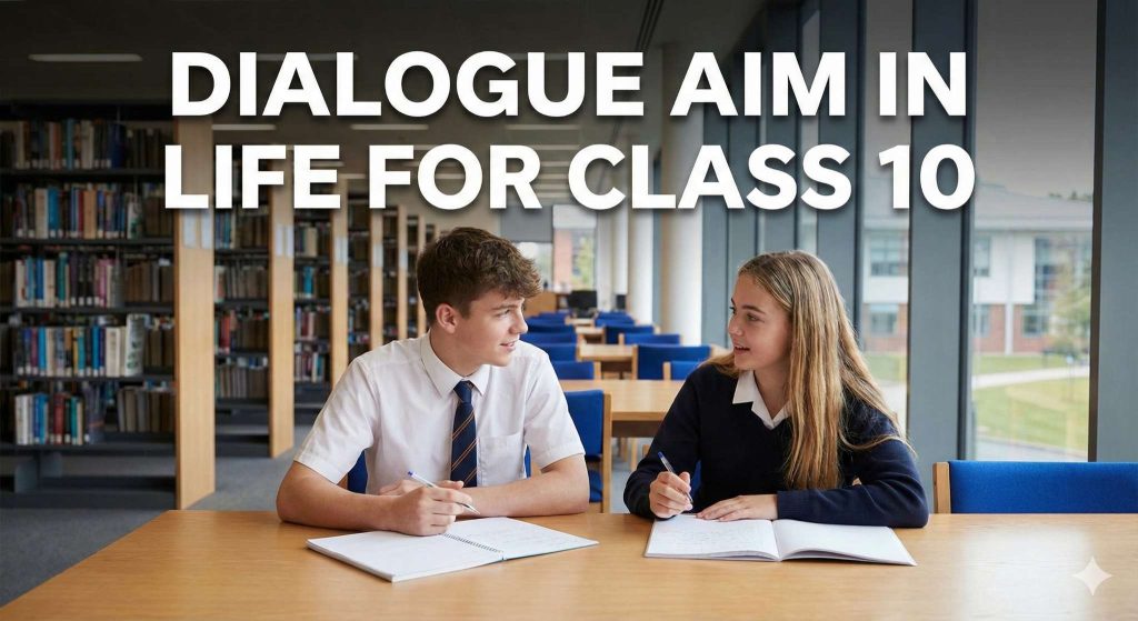 Dialogue aim in life for class 10